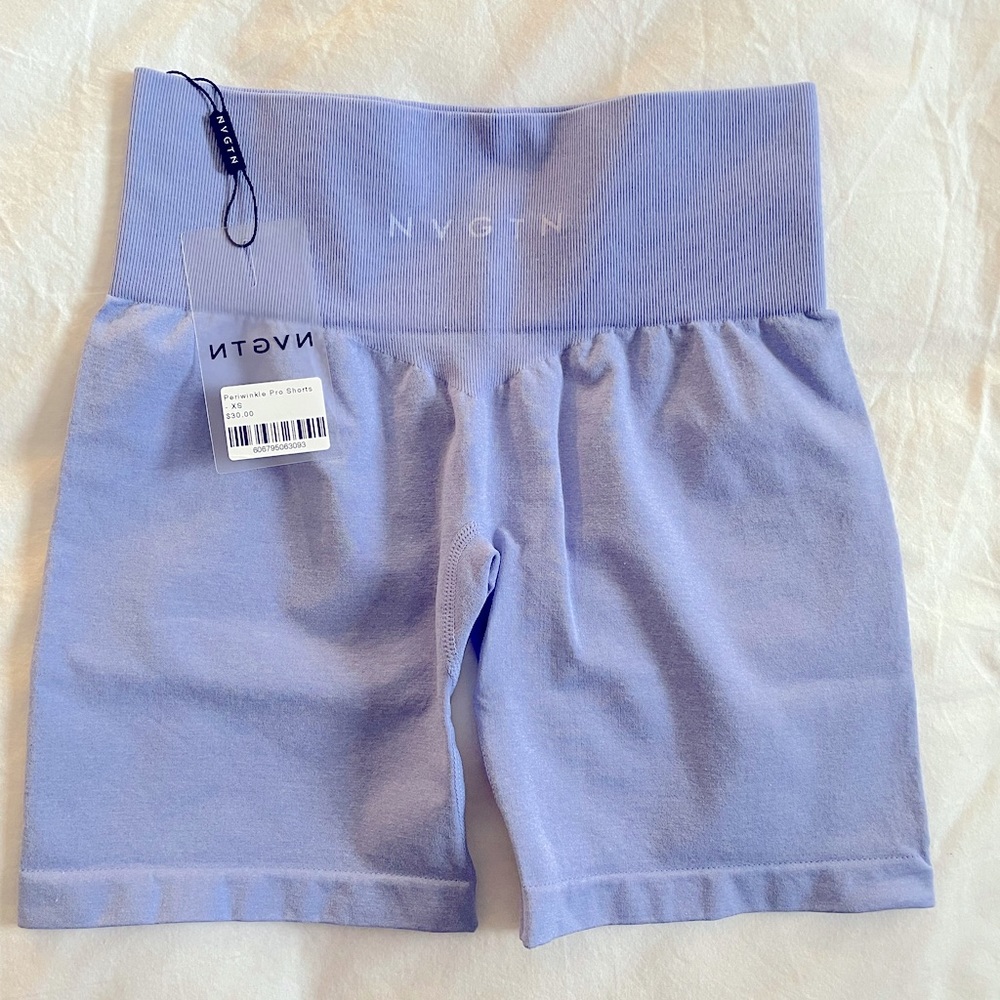NVGTN Periwinkle Pro Shorts